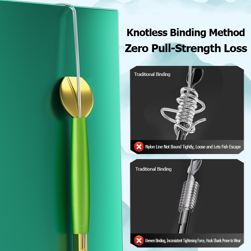 Woding King's Divine Sword Knotless Double-Hook Rig