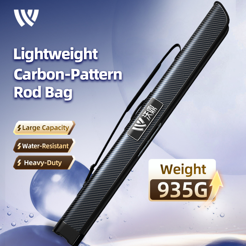 Woding Carbon Fiber Hard Shell Fishing Rod Bag