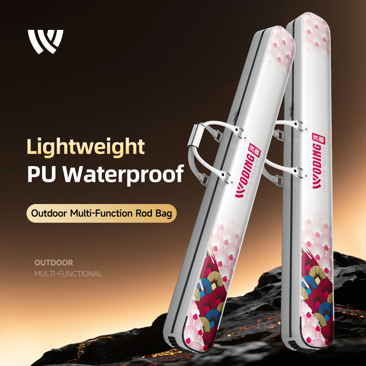 Woding 2026 New PU Fishing Rod Bag