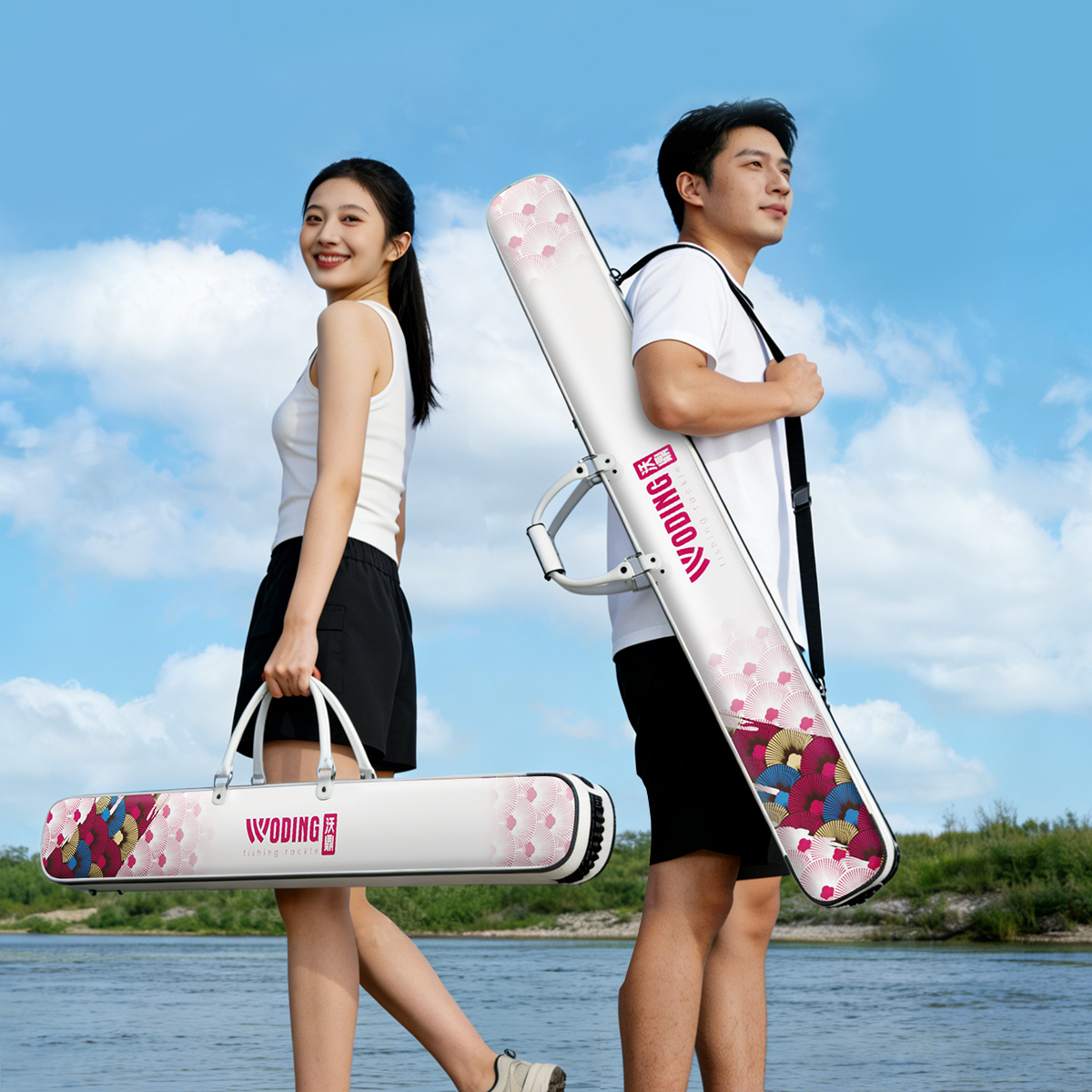 Woding 2026 New PU Fishing Rod Bag