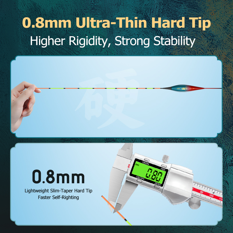 Woding Dynasty Tang Luminous Float: Color-changing bite indication